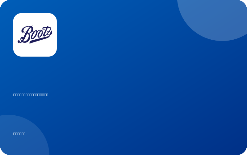 £20.00 Boots gift card, To A Happy Person