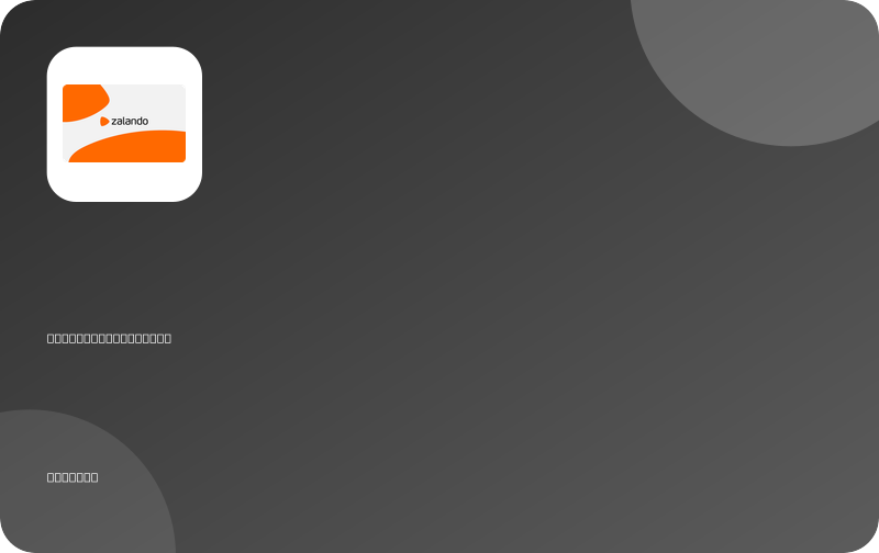 £150.00 Zalando gift card, To A Happy Person